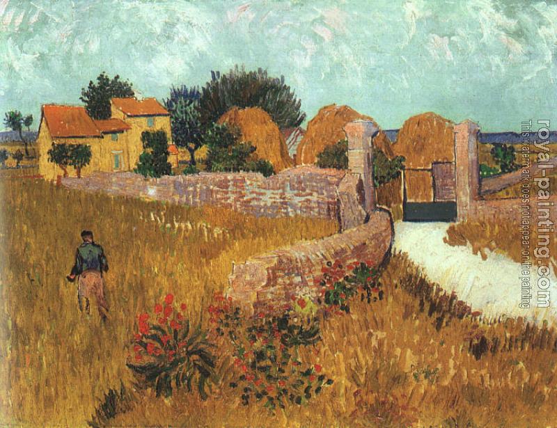 Vincent Van Gogh : Farmhouse in Provence